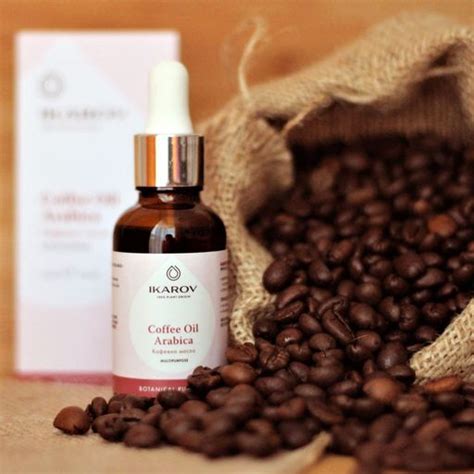 Органическое кофейное масло для лица и тела Ikarov Coffee Oil Arabica ...