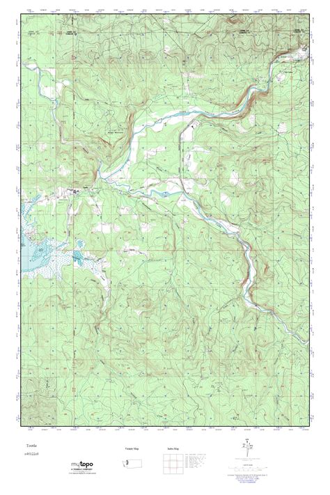 Mytopo Toutle Washington Usgs Quad Topo Map