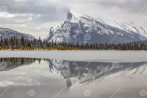 Vermillion Lakes Banff National Park Alberta Canada Stock Image