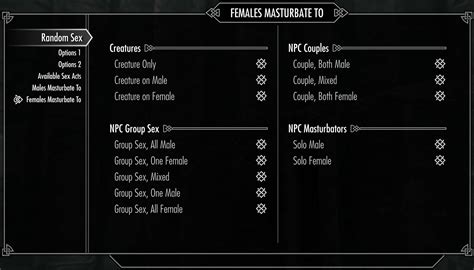 Random Sex NG For SexLab Misc Sex LoversLab