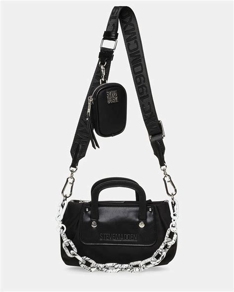 bramon black crossbody bag womens designer bags steve madden canada