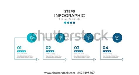 modern minimalist elegant clean circular steps stock vector royalty