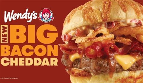 Wendy's Introduces New Big Bacon Cheddar Cheeseburger Featuring A ...