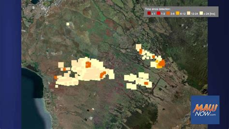 Maui Fire Map Nasas Firms Offers Near Real Time Insights Into Maui