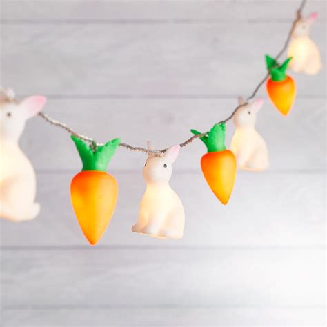 Lights4fun 20er Hasen Karotten Lichterkette Ostern Ab 14 99