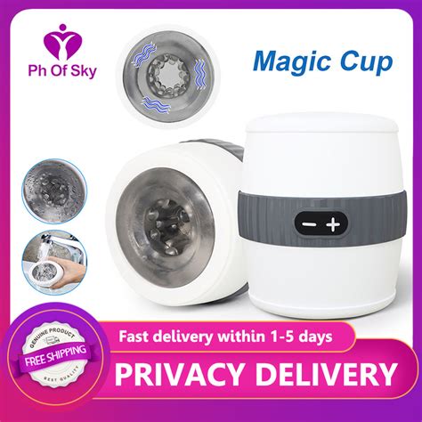 Automatic Powerful Sucking Piston Machine Multi Mode Portable Male Masturbator Adult Sex