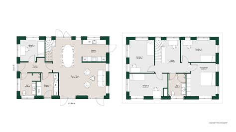 Plantegning 2 plan 195 m2 skabsvæg HusCompagniet