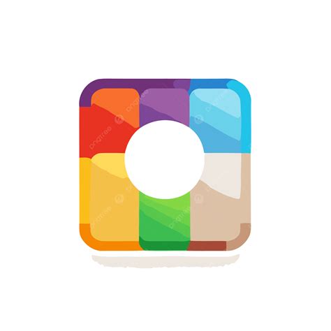 El Icono De La Paleta De Colores En Un Cuadrado De Color Blanco Vector Png Dibujos Un Icono