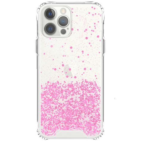 Capa IPhone 13 Pro Max Anti Choque Brilhantes Rosa Copertini