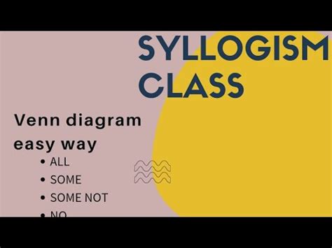 Syllogism Tricks Shortcut Through Venn Diagram Youtube