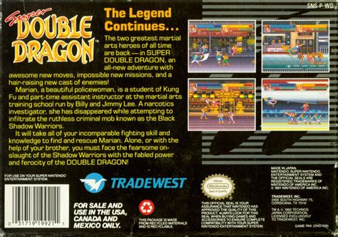 Super Double Dragon Snes Box Cover Art Mobygames