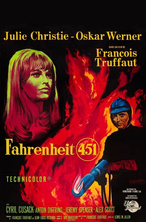 Fahrenheit 451 Movie Poster 16x24 Poster Medium Art Poster 16x24