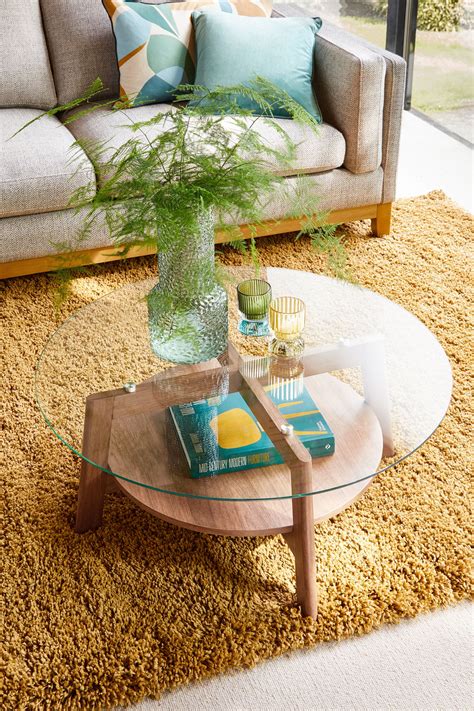 Buy Dark Marlow Glass Oak Effect Round Coffee Table From Next Ireland