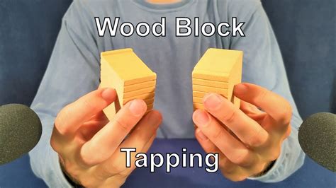 Asmr Simple Wood Block Tapping Binaural Tapping No Talking Youtube