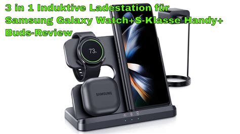 3 in 1 Induktive Ladestation für Samsung Galaxy Watch S Klasse Handy