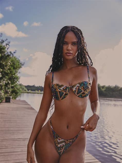 Kanye Wests New Girlfriend Juliana Nalu In Steamy Bikini Shoot Photos