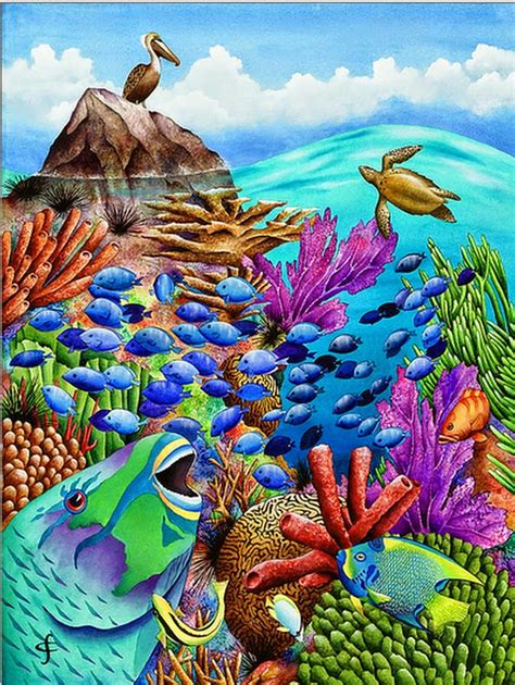 Arte y Actividad Cultural Paisajes Acuáticos del Mundo Peces y