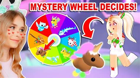 Mystery Wheel Decides What Pets We Make Neon In Adopt Me Roblox