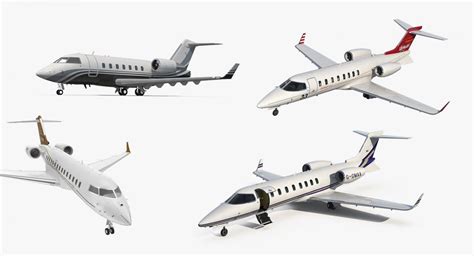 3D model Bombardier Business Jets Collection | 3D Molier International