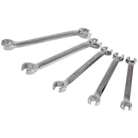 craftsman  piece set  point metric flare nut open  wrench set