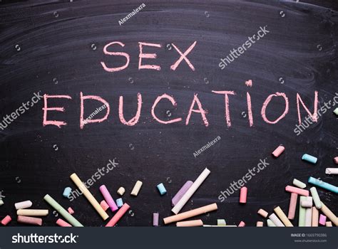 Word Sex Education Written Chalk On Stock Photo Shutterstock
