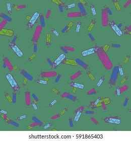 Vibrator Sex Toy Seamless Doodle Pattern Stock Vector Royalty Free Shutterstock