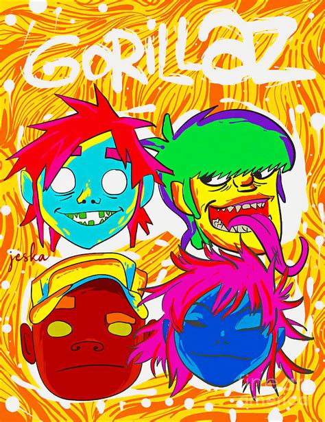 Gorillaz Digital Art By Armano Arito Fine Art America