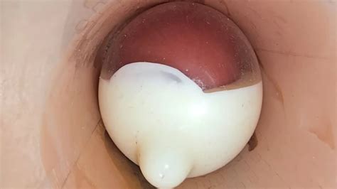 The Camera In The Deep Pussy Records A Huge Ejaculation Of Sperm Into The Condom Xhamster