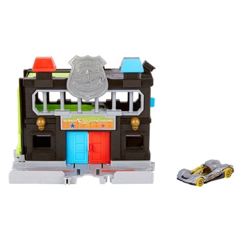 Set De Joaca Hot Wheels City Downtown Police Station Mattel