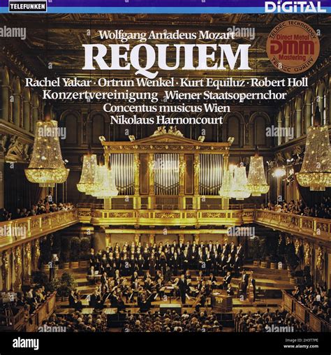 Mozart Requiem Harnoncourt Telefunken Classical Music Vintage Vinyl