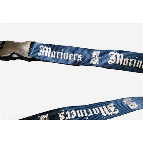 Other SEATTLE MARINERS Lanyard Keychain Old English Font Design ML