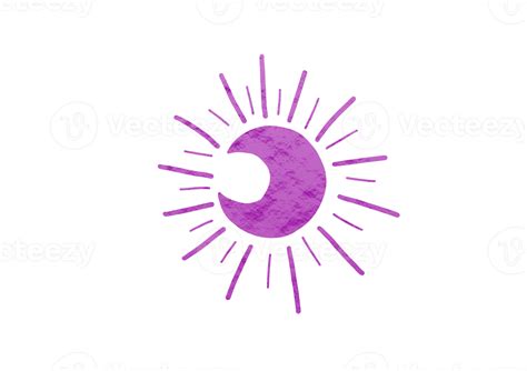 Purple Moon Sparkle 13281096 PNG