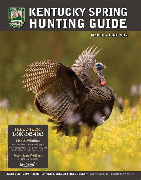 hunting guide - Kentucky Department of Fish and Wildlife Resources