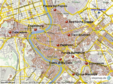 Stepmap Rom 2012 Landkarte Für Welt