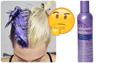 Clairol Professional Shimmer Lights Shampoo Before And After | Shelly ...