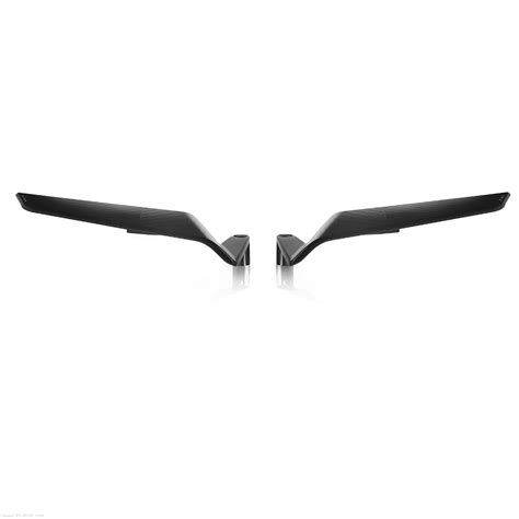 STEALTH Naked Mount Winglet Mirror Set By Rizoma Yamaha MT 09 SP 2024 BSN010B