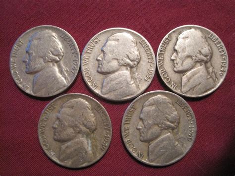 Circulated nickels of the 1940s | Coin Talk