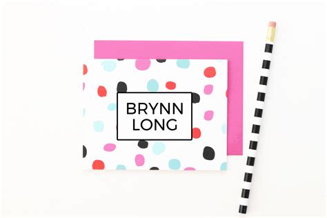 Girls Personalized Stationery Set - Dots — When it Rains Paper Co ...