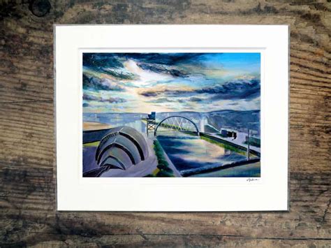 Glasgow Panorama Fine Art Giclee Print