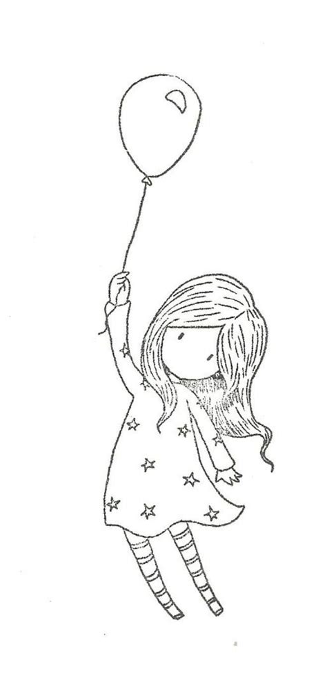 Раскраска девочка с шариками - 70 фото