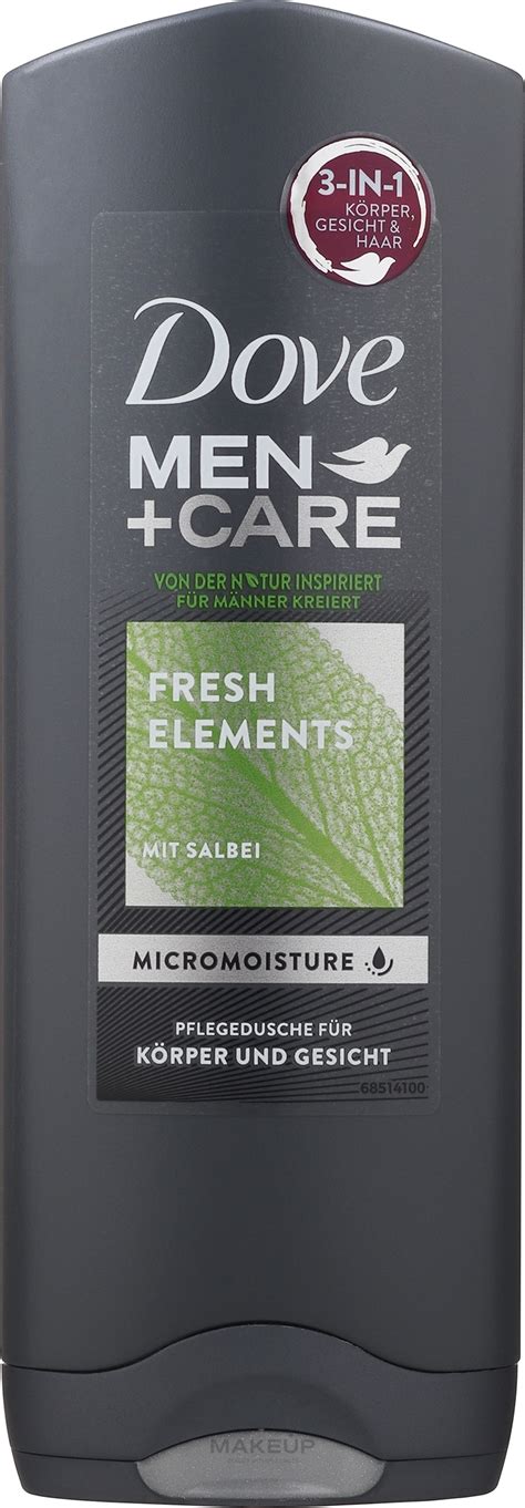 Dove Men Care Elements Minerals Sage Body Wash Moisturizing Face And