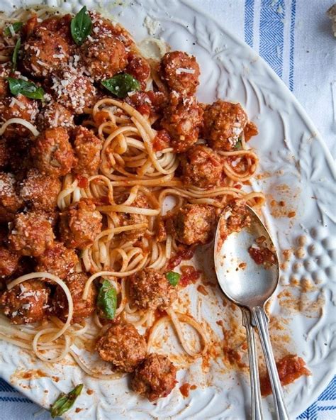 Sausage Meatballs With Linguine Recipe Delicious Magazine