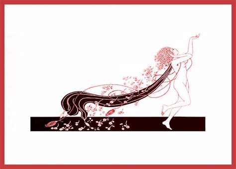 Nude Art Deco Red Right Mixed Media By Charlie Ross Pixels