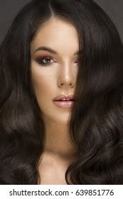 Sexy Beautiful Brunette Woman Posing Studio Stock Photo 639851776 Shutterstock