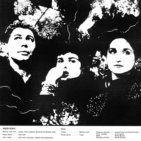 Minimal Wave Records Articles Martin Dupont Hot Paradox Lp