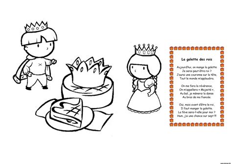 Coloriage La Galette Des Rois