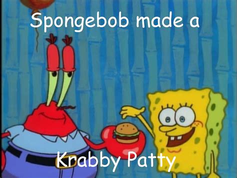 The Panda Wants Food Spongebob Made A Krabby Patty Naked In Front Of