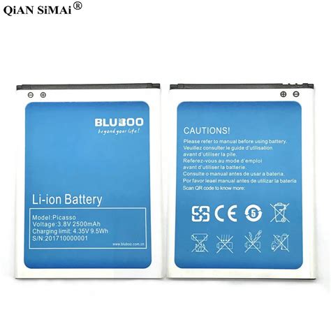 Nueva Bater A De Alta Calidad Para Tel Fono Bluboo Picasso De 2500 MAh