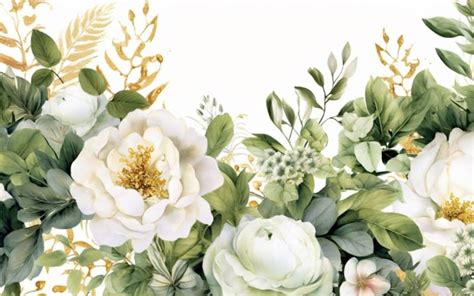 Watercolor flowers Background 490 #363954 - TemplateMonster