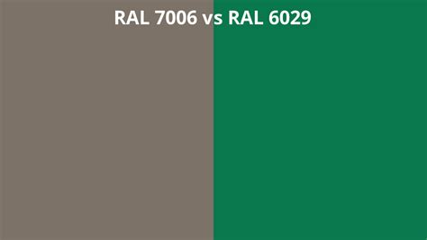Ral 7006 Vs 6029 Ral Colour Chart Uk